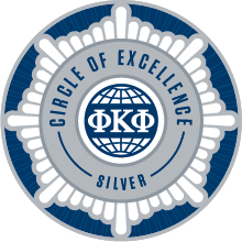 Phi Kappa Phi Silver Circle of Honor badge